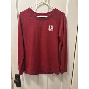 St. Louis Cardinals Cozy Sweater Red Womens L Large Soft Embroidered Antigua